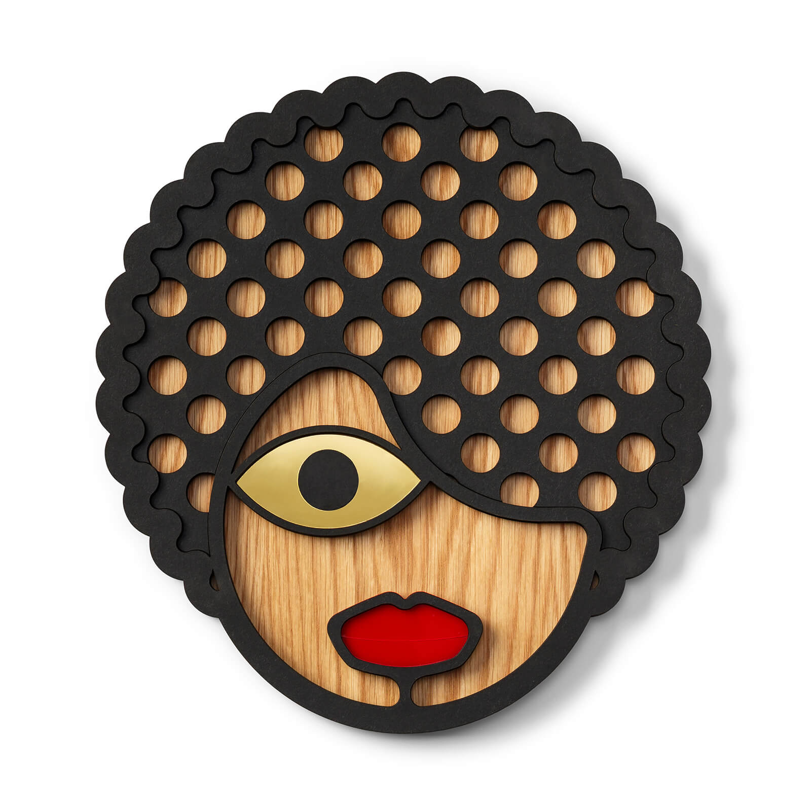 Hipster Masques Rita + Roxy (Set de 2) - Œuvre d'art originale de Tzachi Nevo